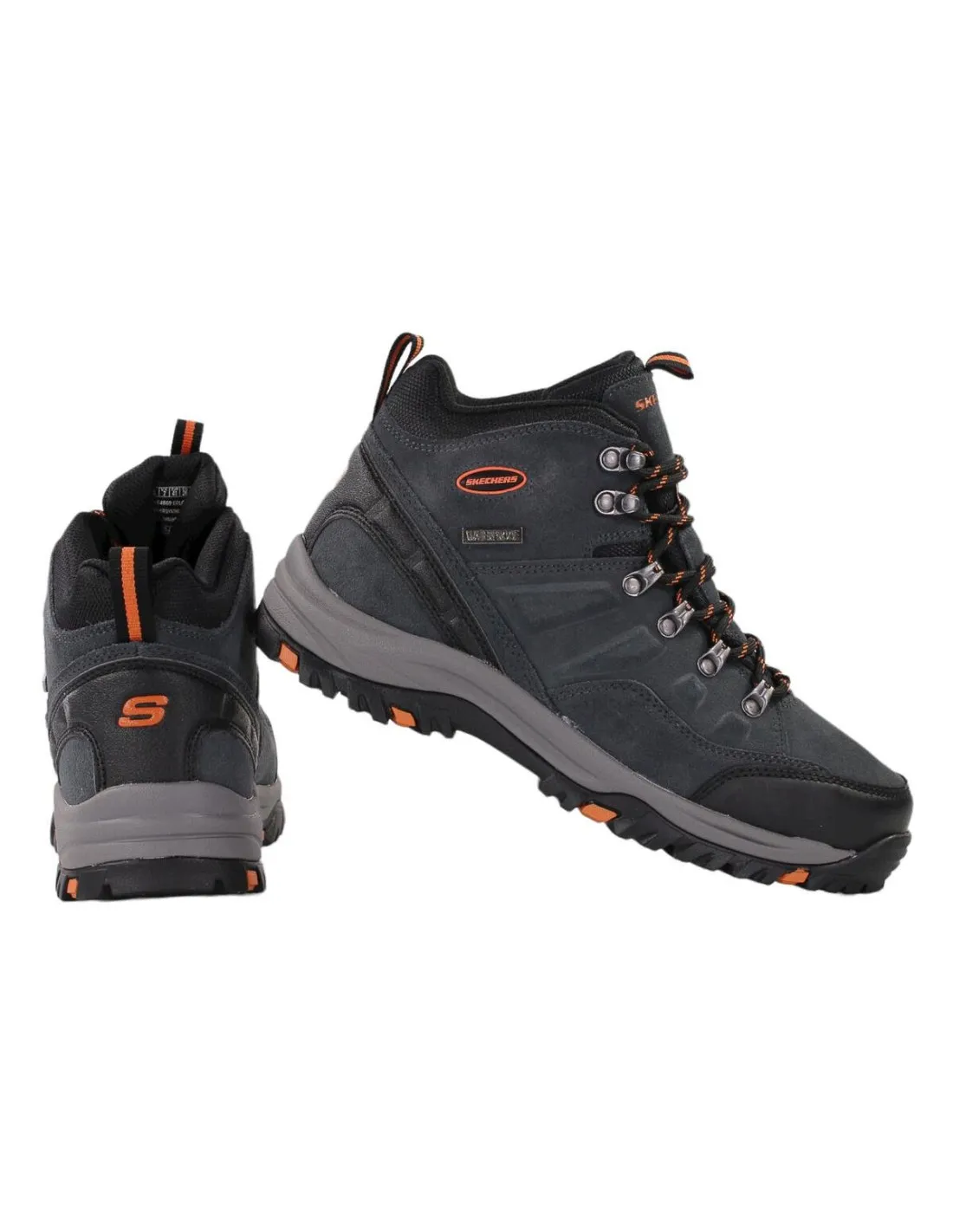 BOTA MONTAÑA WATERPROOF HOMBRE SKECHERS 64869 GRIS