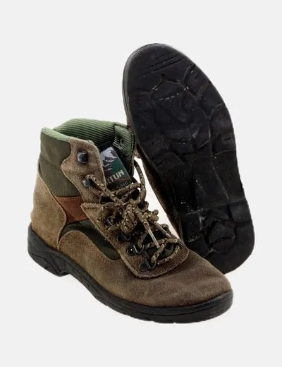 Fortun Bota de montaña verde combinada