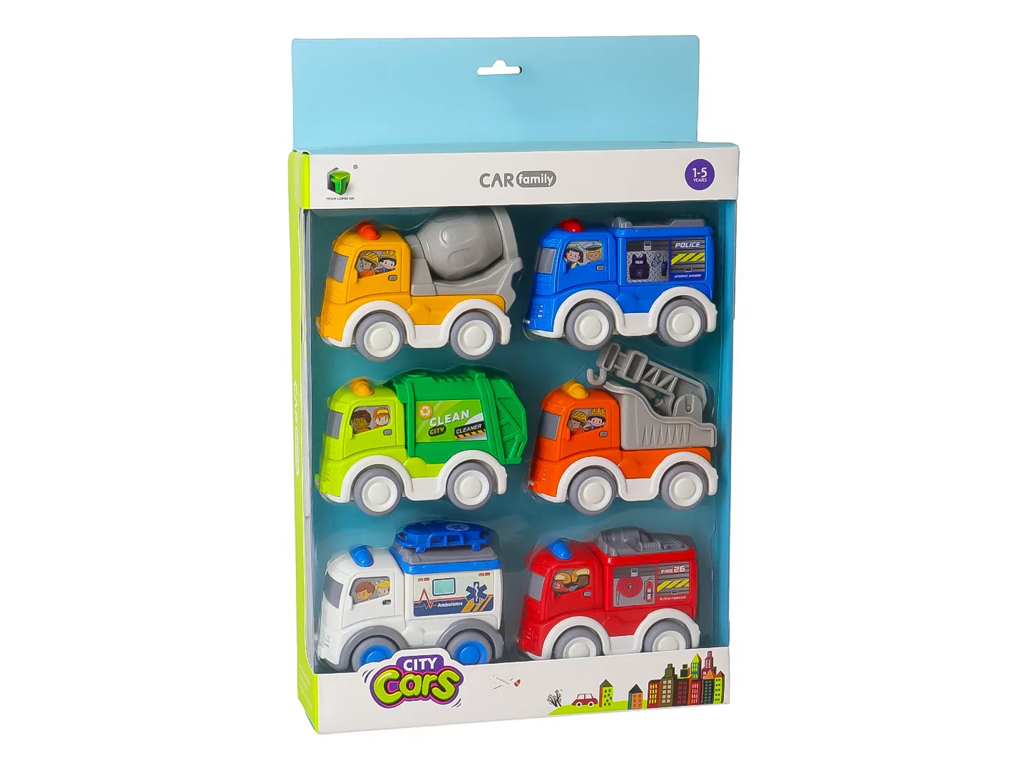 Kelder Toys 24 Ptp150 9727 Varios Juguete Juego De Carritos  6 Pzs