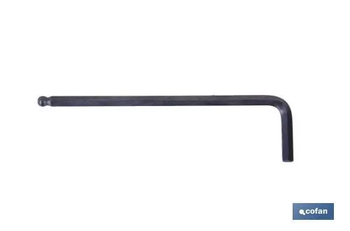 Llave Hexagonal Allen de bola | Serie Larga | Medidas desde 1,5 hasta 10 mm
