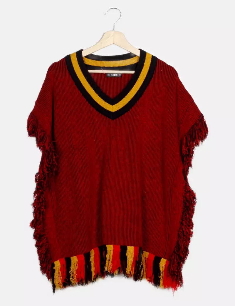 SHEIN Capa y poncho de punto
