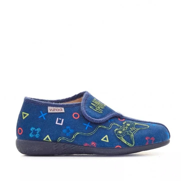 Zapatillas casa Vulladi con dibujo gamer